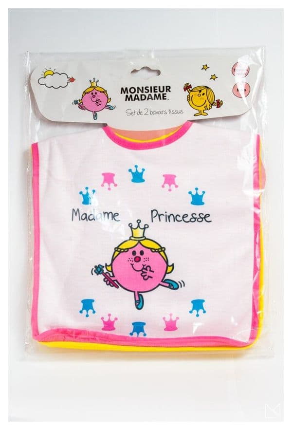 Bavoirs en tissus Monsieur Madame