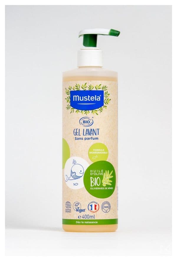 Gel lavant bio Mustela